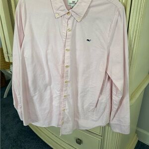 Vineyard Vines Pink Casual Button Down Shirt